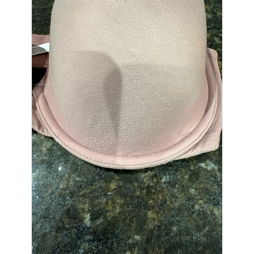 Victoria's Secret T-Shirt Bra Womens 36DD Maroon Underwire Lightly Lined - Picture 2 of 12